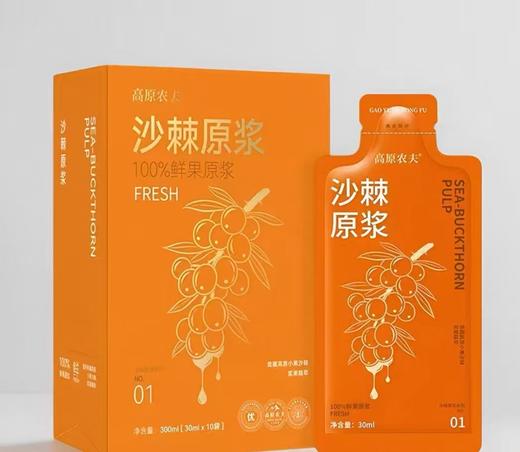 【BF】高原农夫沙棘原浆 30ml*10 商品图0