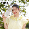 【爆款】Safiya/索菲娅2025春夏百搭懒人编织透气蕾丝亮片渔夫鞋 SFD1112412 商品缩略图9