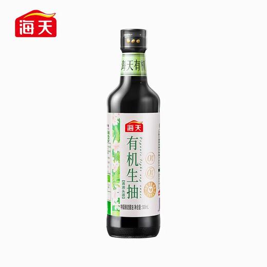 海天有机生抽酱油 500ml/瓶 商品图0