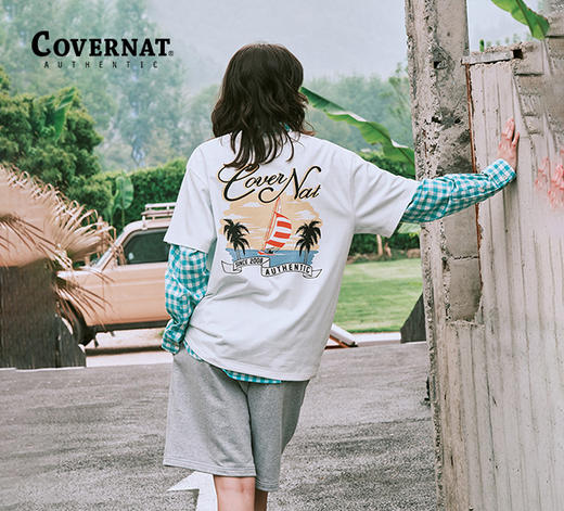 Covernat韩国潮牌男装夏款休闲百搭潮流T恤CO2402ST03 商品图2
