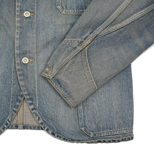 YOKO SAKAMOTO COVERALL 水洗做旧牛仔工装夹克外套 商品图1