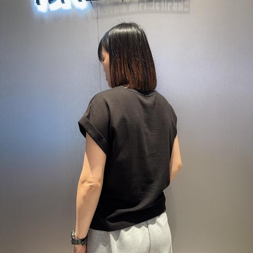 NY圆领下摆扭结短袖T恤50320（黑）夏季 152520210321 商品图1