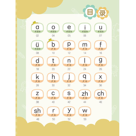 《幼小衔接：悟空爱拼音》（全3册）：《第1册 单韵母 声母》 《第2册 复韵母 特殊韵母 鼻韵母》 《第3册 整体认读音节》 商品图3