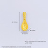 【限时7.5折】【定价黄金】足金 #儿童/宝宝 【精品】3D硬金仿古法衣食无忧福字金汤匙吊坠鱼跃龙门锦鲤金勺子吊坠(AU3DDZ00002)（预售产品下单后不退款不退货不换货不补差价） 商品缩略图4