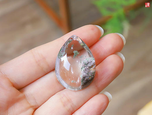 【烬影】绿幽灵水晶吊坠 配精美挂绳 商品图5