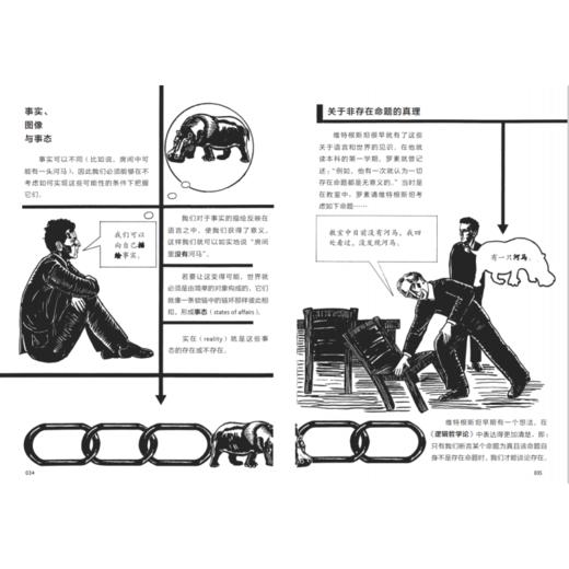 特根斯坦 约翰·希顿  朱迪·格罗夫斯 著 图画通识丛书  三联书店 商品图2