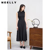 NEELLY纳俪商场同款夏新款新中式国风无袖连衣裙女盘扣高级感长裙N25044Y04585 商品缩略图0