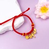 【限时7.5折】【定价黄金】足金 #儿童/宝宝 无氰5D可调节空心锦衣玉食吊饰编织红绳编绳手串(AA5DSC00003)预售产品下单后不退款不退货不换货不补差价 商品缩略图0