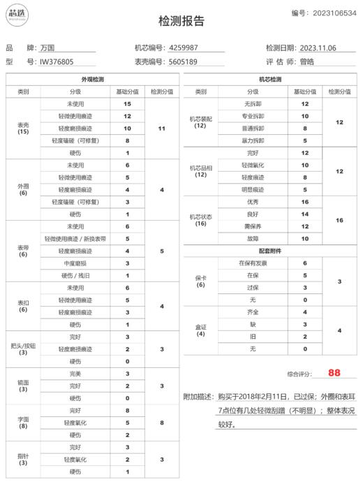 万国IW376805 商品图11