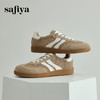 预售7天|Safiya/索菲娅2025复古学院风网面透气拼色休闲系带德训鞋SFD1112055 商品缩略图6