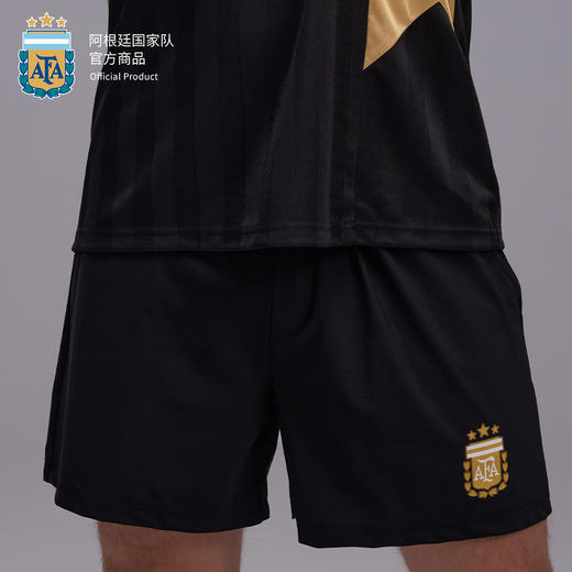 【官方正版】阿根廷国家队 | 夏季黑色假两件运动短裤速干防晒 商品图4