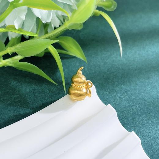 【限时克减150元】足金999 #招财纳福 #葫芦 古法空心福禄双至贺岁葫芦吊坠(AKGFDZ00509)(预售产品下单后不退款不退货不换货不补差价 商品图0