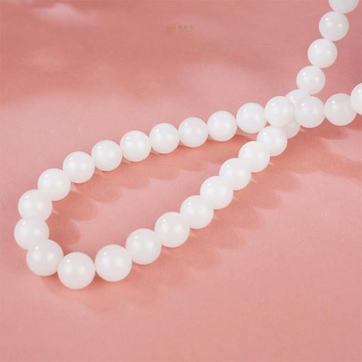 新疆国玉盟世玉【皎玉芳心】和田白玉项链【带证书·顺丰物流】 商品图1