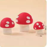蛋糕装饰-红蘑菇1*1个