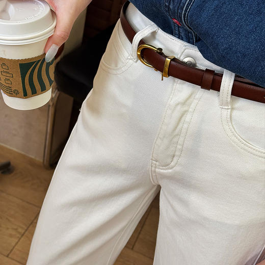 【不换不退】良木礼直筒牛仔裤（2321） 商品图4