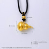 【限时7.5折】【定价黄金】足金 #微硬金 #复古风 #葫芦 无氰5D空心挂绳吊坠国潮传承福禄双至斜挂式招财葫芦吊坠（含珠子）(AA5DDZ00010)(预售产品下单后不退款不退货不换货不补差价 商品缩略图4