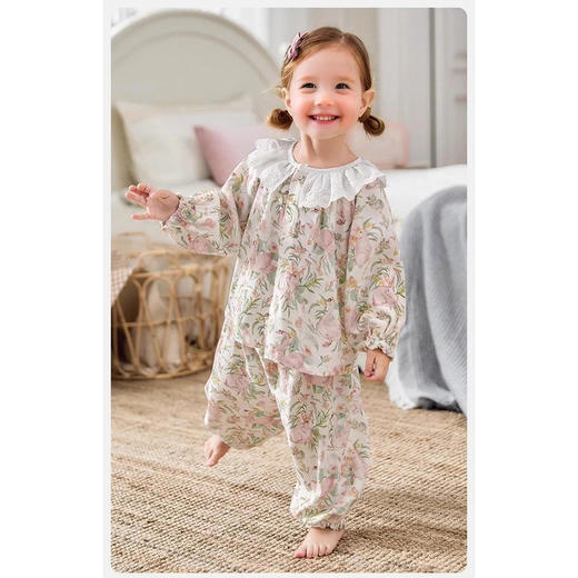 裁缝学苑TQ156家居服套装纸样儿童女童宝宝睡衣童装样板图纸 商品图1