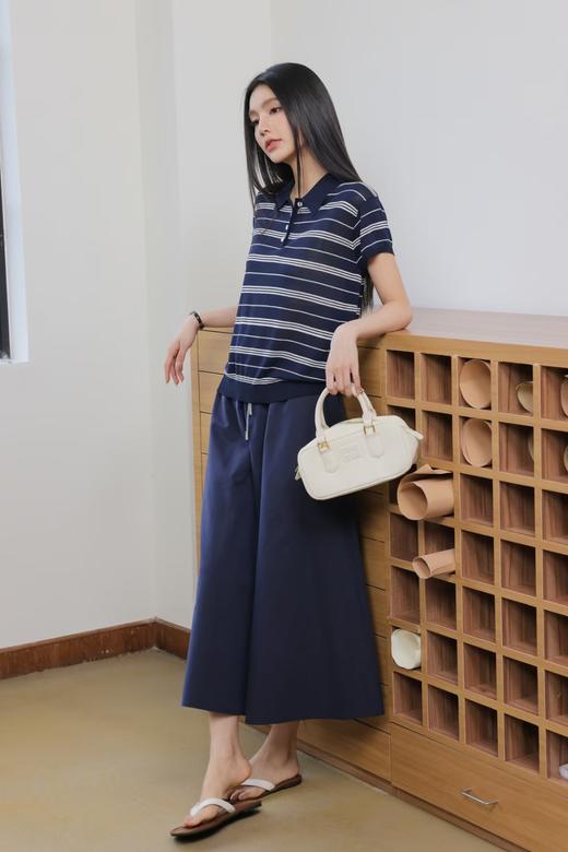 章那汀POLO领条纹短袖T恤5A21M58297/451966预售 商品图3