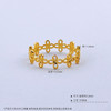 【限时克减150元】足金999 5G黄金镂空仿钻四叶花戒指圈戒(AG5GJZ00335)预售产品下单后不退款不退货不换货不补差价 商品缩略图3