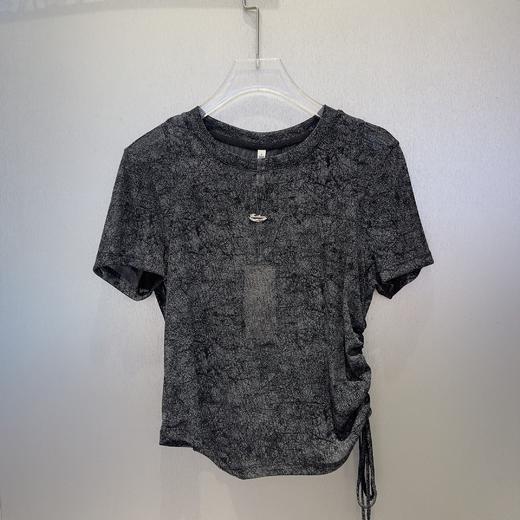 NC圆领侧边抽绳短袖T恤50316（灰）夏季152520100321 商品图3