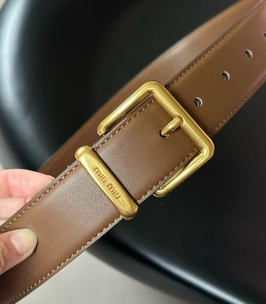 Miu家代工厂双面牛皮腰带带礼盒 商品图8