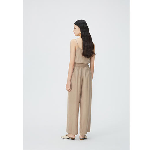 NEELLY纳俪商场同款夏季新款麻花褶皱吊带背心女气质精致打底上衣N25044R04561 商品图3