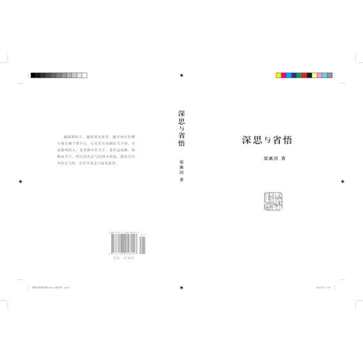 深思与省悟 梁漱溟 著 梁漱溟文稿精选40篇人生思索感悟读书论政心得散文集 三联书店 商品图2