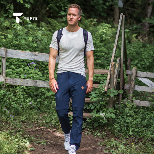 TUFTE 男士垂柳系列软壳拉链裤 商品图1