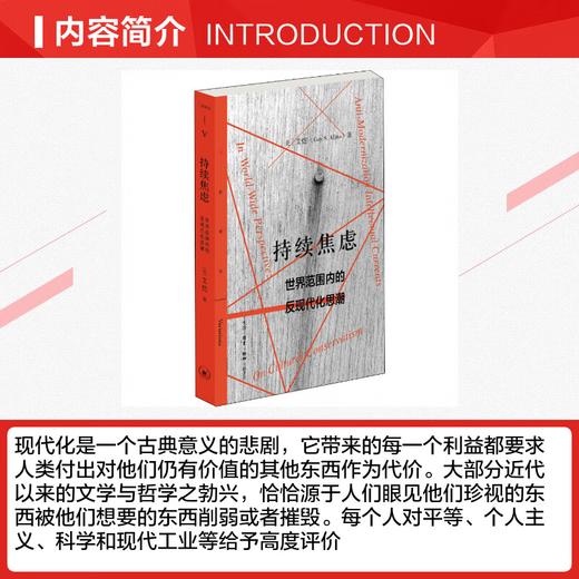 持续焦虑 世界范围内的反现代化思潮 艾恺 著 三联精选 三联书店 商品图5