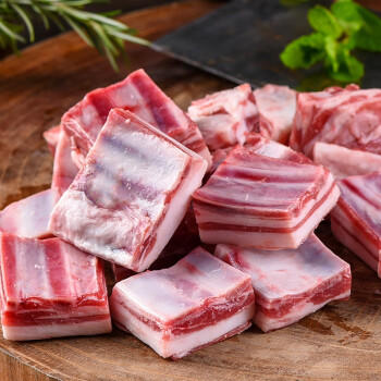 西鲜记宁夏盐池滩羊原切羔羊小排净重1斤 180天羔羊满肉羊肉食材生鲜 商品图6