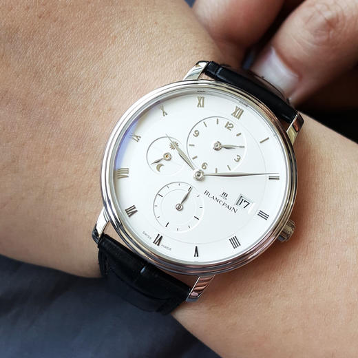 【95新】BLANCPAIN 宝珀经典系列6260-1542-55自动机械机芯38MM（男款）日期显示；GMT 310325NJM91 商品图7