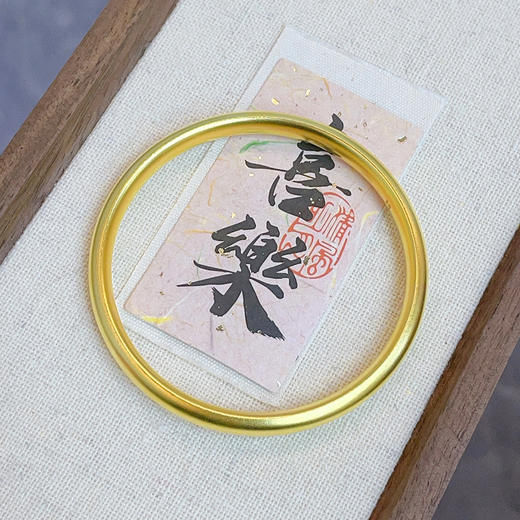 【限时克减150元】足金999.9 古法空心固口手镯黄金素圈泥鳅背手镯（面宽约6.1-6.5mm）(BTWGFSZ00001-2)（预售产品下单后不退款不退货不换货不补差价） 商品图1