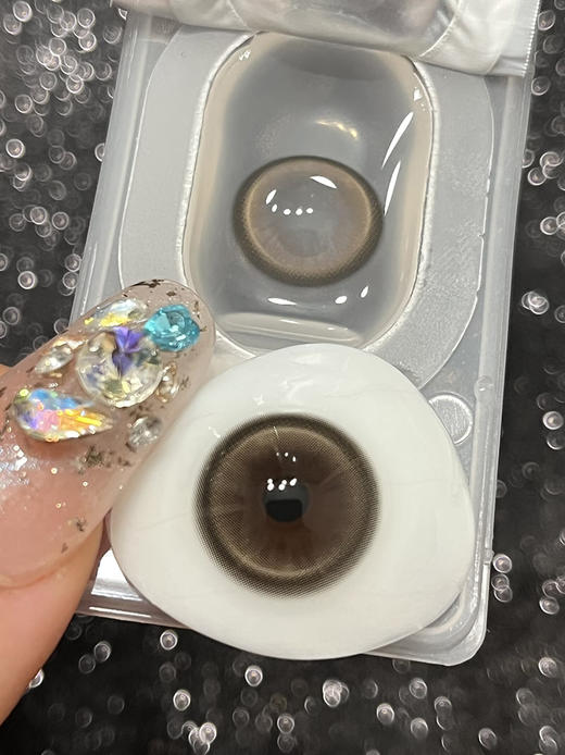 KiraFairy 透明稚泪 半年抛 两片 14.5mm 参考着色 13.7mm 基弧 8.7 含水 38% 韩国进口 商品图4