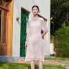 佐尔美夏季新款时尚气质蕾丝桑蚕丝连衣裙女M42LS65 商品缩略图3