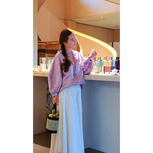 【抖音专属】新中式衬衣（25710206容与-高定款） 商品图2