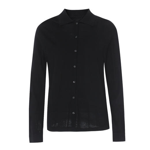 EITIE爱特爱衬衫式高级通勤显瘦松弛感假两件针织衫2025春夏新款A2501501 商品图10