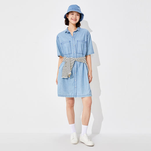 【裙装】H版翻领连衣裙 1P2225301 商品图1