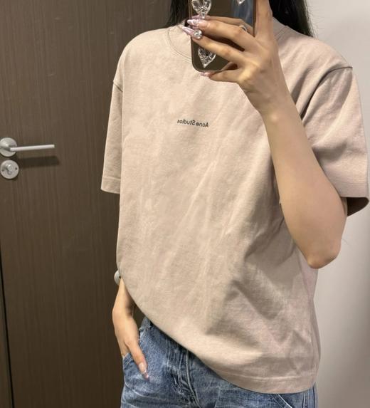 重磅渠道  AC经典字母圆领T恤  高克重双纱平纹  男女同款 商品图0