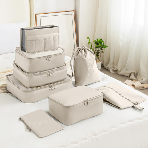 【旅行收纳袋套装】数码洗漱化妆品 分装收纳包衣服鞋子行李旅行袋 国庆出游 商品图9