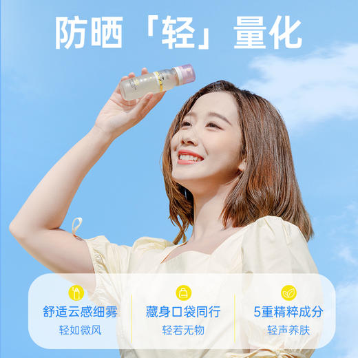 严选 | Small egg晶透水光防晒喷雾 80ml/瓶 SPF50+ PA+++ 细腻不花妆【随单赠送价值58的香片】 商品图3