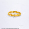 【限时克减150元】足金999.9 #蛇年新品 【精品】空心几何蛇骨戒指固口圈戒蛇戒(AIJZ00156)（预售产品下单后不退款不退货不换货不补差 商品缩略图4
