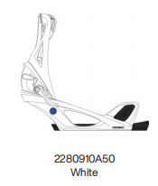 25/26BURTON固定器W ESCAPADE SO WHITE