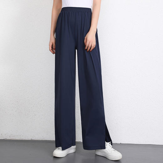 UPF50+冰丝防晒裤女新款显瘦大码休闲裤宽松防紫外线冰凉阔腿裤子 商品图0