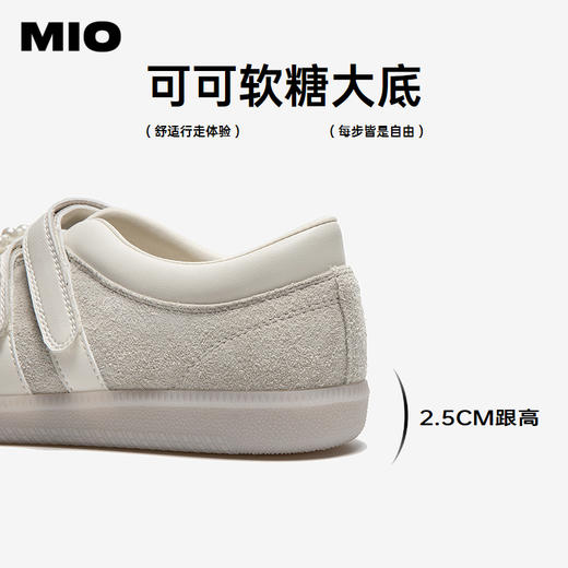 MIO米奥玛丽珍新款珍珠魔术贴运动休闲鞋芭蕾风浅口单鞋M254425573 商品图4
