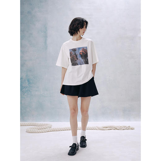 UMILAB【追风】K皱TR面料 塑黄金身材比例半松紧腰A型短裤P1235M 商品图4