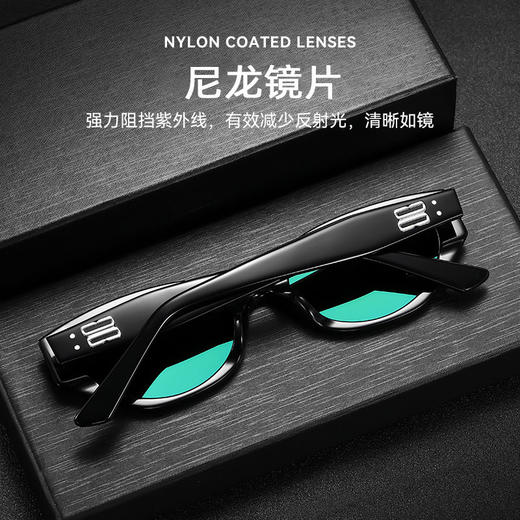 【夏日潮搭丨QUIRKYCATS怪癖猫太阳镜合集】高效阻隔紫外线，防UV400，镜框简单低调，贴合鼻梁，防滑不易脱落，经典百搭时尚感十足，各种脸型都适合，多款多色可选 商品图7