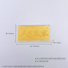 【限时克减150元】【1克】足金999.9  1g实心金条人生赢家吉言金钞（配图片红包、亚克力盒）(ZJJC00182)（预售产品下单后不退款不退货不换货不补差价） 商品缩略图4
