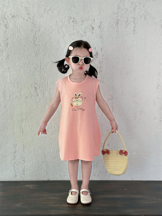 【39.9元/件】儿童纯棉连衣裙女童夏季运动裙休闲裙 商品图2