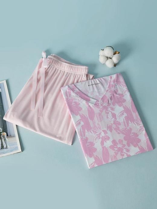 【经典莫代尔】SCHIESSER德国舒雅女士莫代尔短袖七分裤套装31/24811H 商品图5