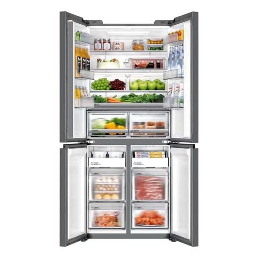 海尔 冰箱 BCD-501WGHTD1BH3U1 501升 一级能效 风冷 变频 十字对开门 钢化玻璃面板  电脑控温 触摸 商品图3